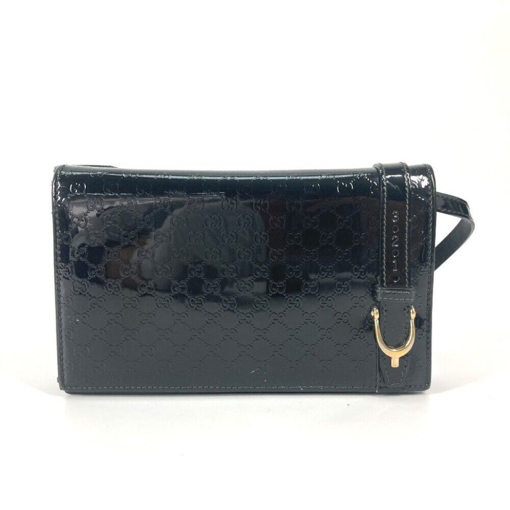 GUCCI GG Micro Nice Bag Crossbody Long Wallet Shoulder Bag